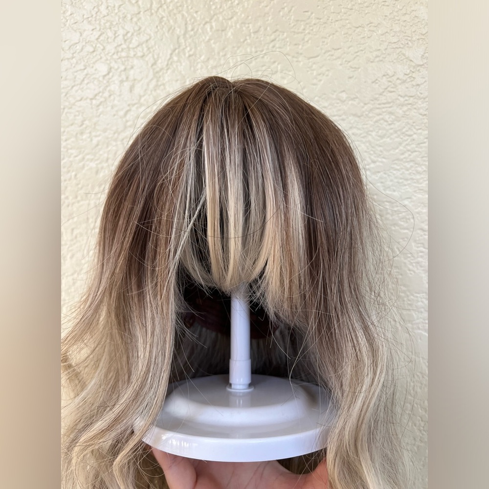 Stylish Brown and Blonde Women's Wig